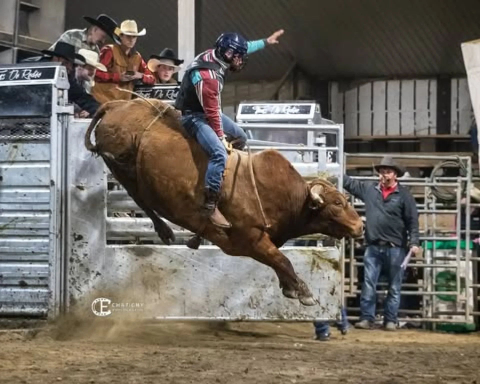 Bronc riding